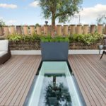 Walkon glass roof terrace